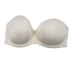 Wacoal Red Carpet Strapless White Full Coverage Underwire Bra Size 40DDD
